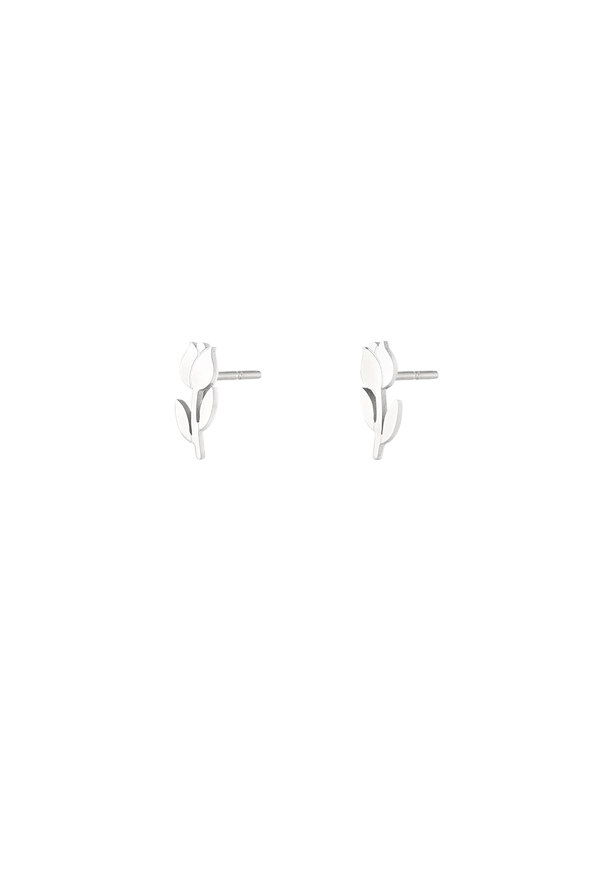 Damen Ohrstecker Tulpe | Edelstahl | Gold & Silber