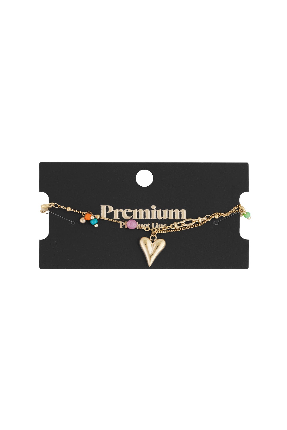 armband love party - goldfarben