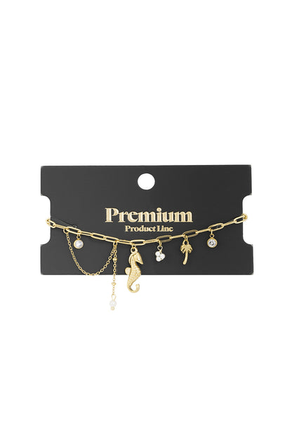 Ocean Vibe-Armband - Goldfarben