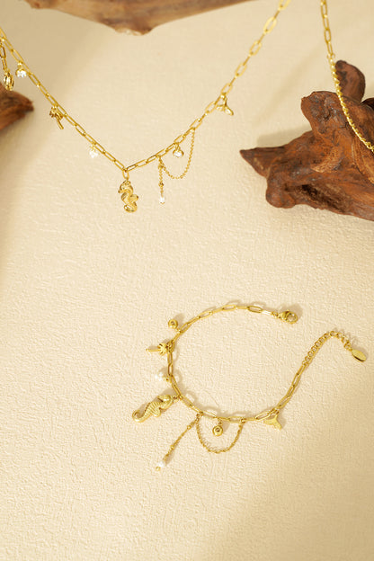 Ocean Vibe-Armband - Goldfarben