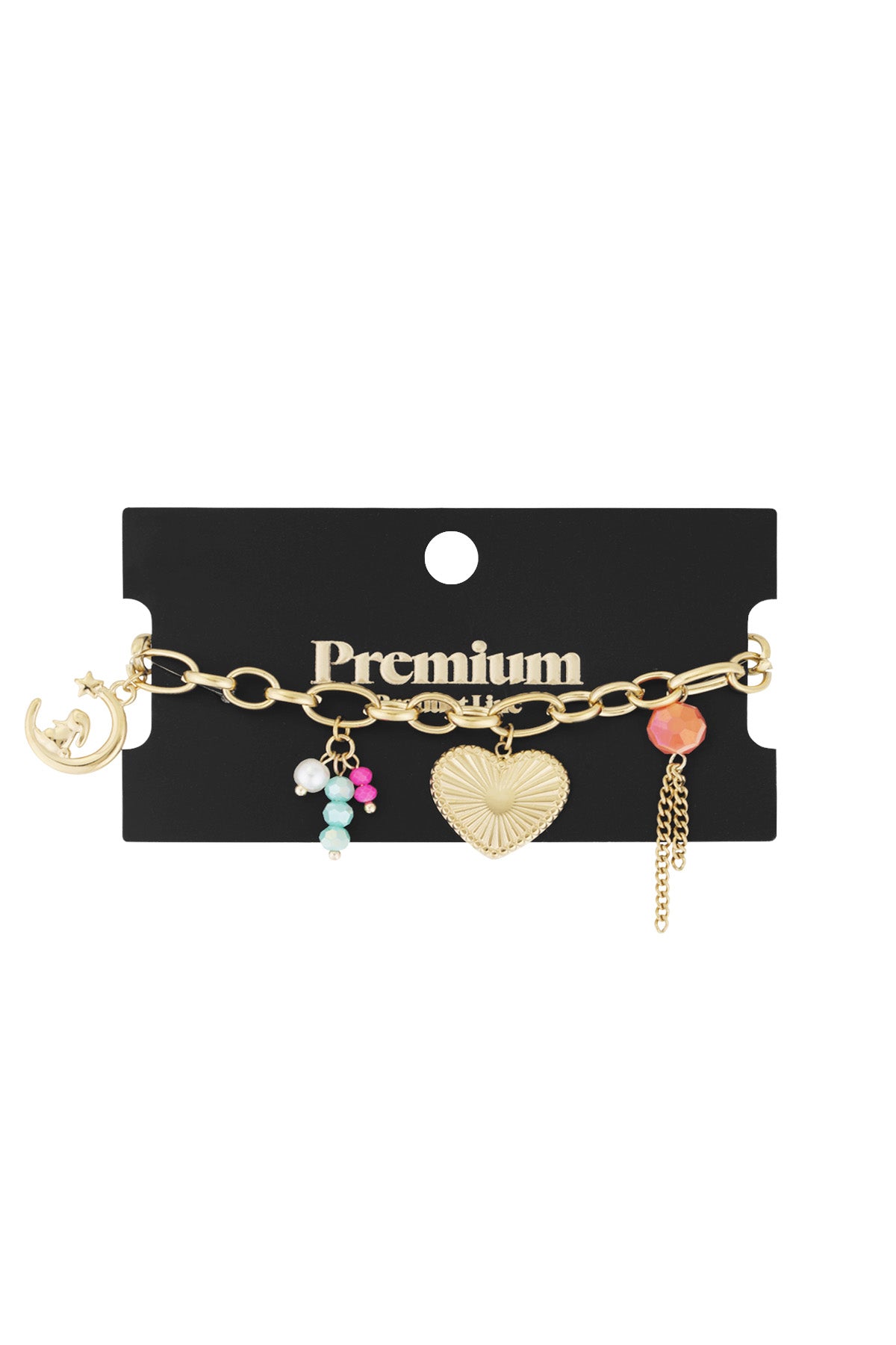 charm-armband loop dreams - goldfarben