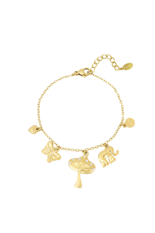 Bettelarmband Wild Whisper - Goldfarben
