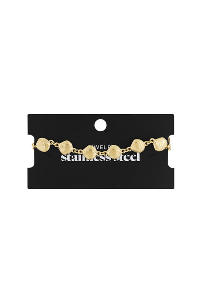 Armband Muscheltrio - Goldfarben