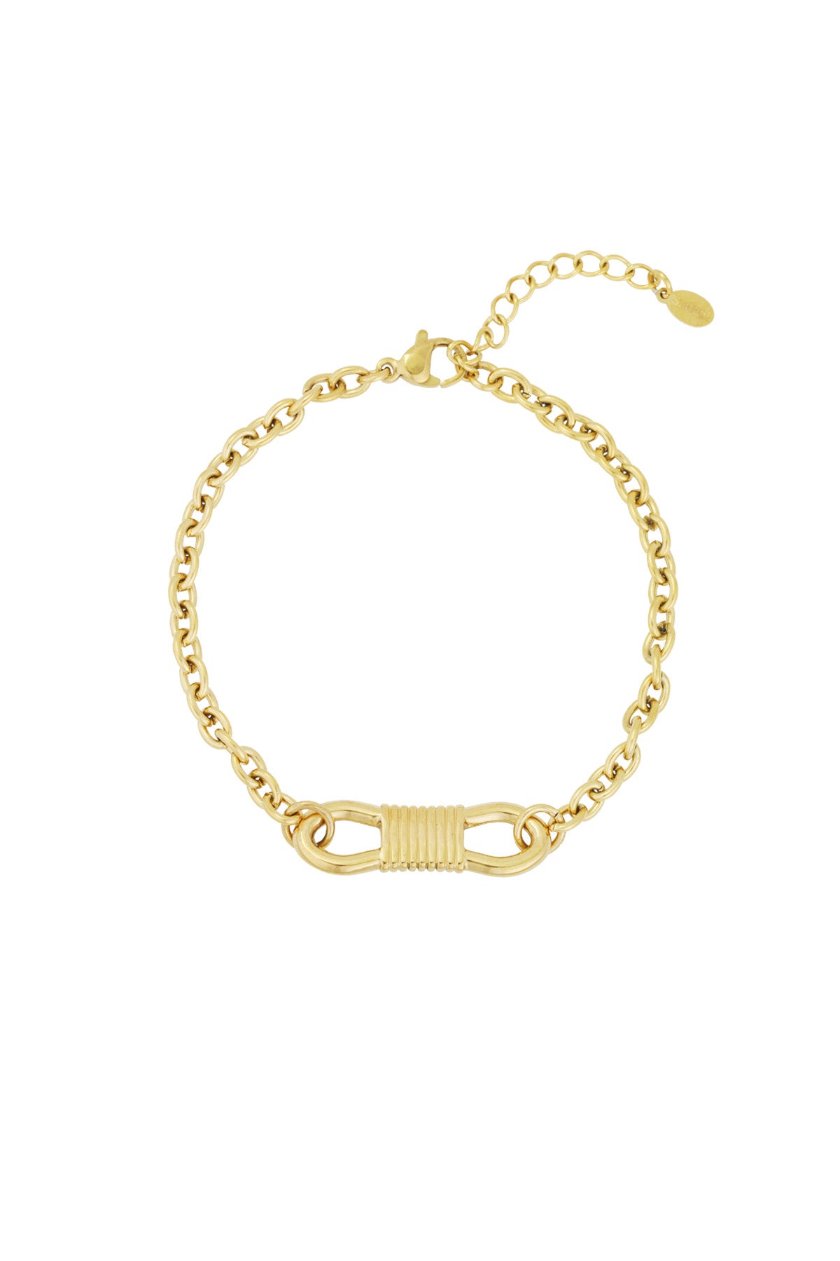 zusammengebundenes armband - goldfarben