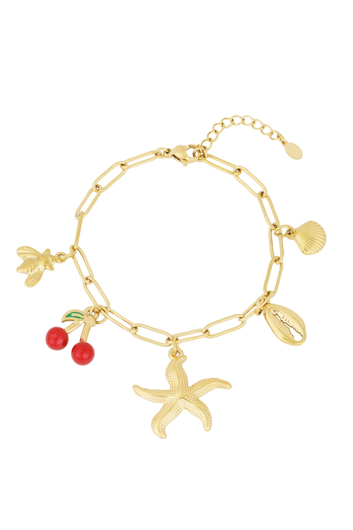 charm haven armband - goldfarben