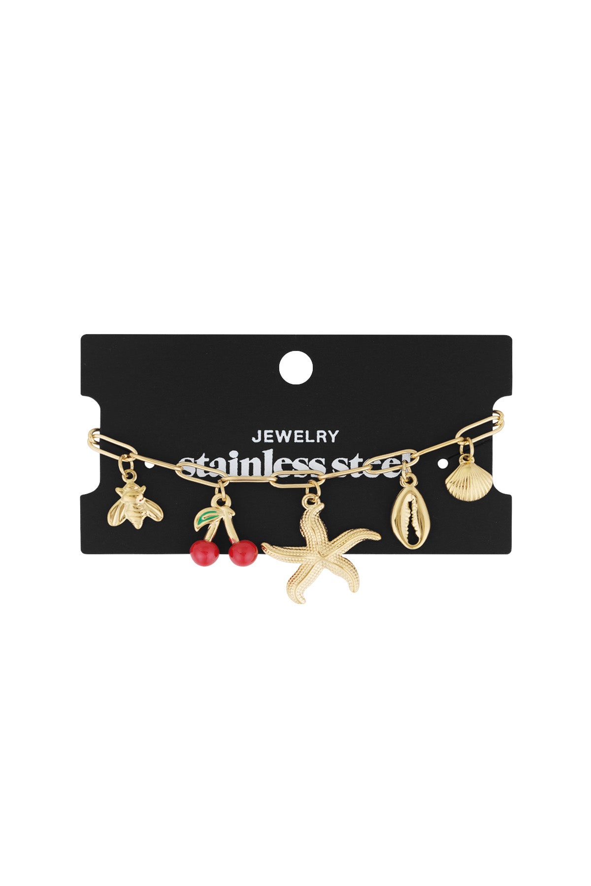 Charm Haven Armband - Goldfarben