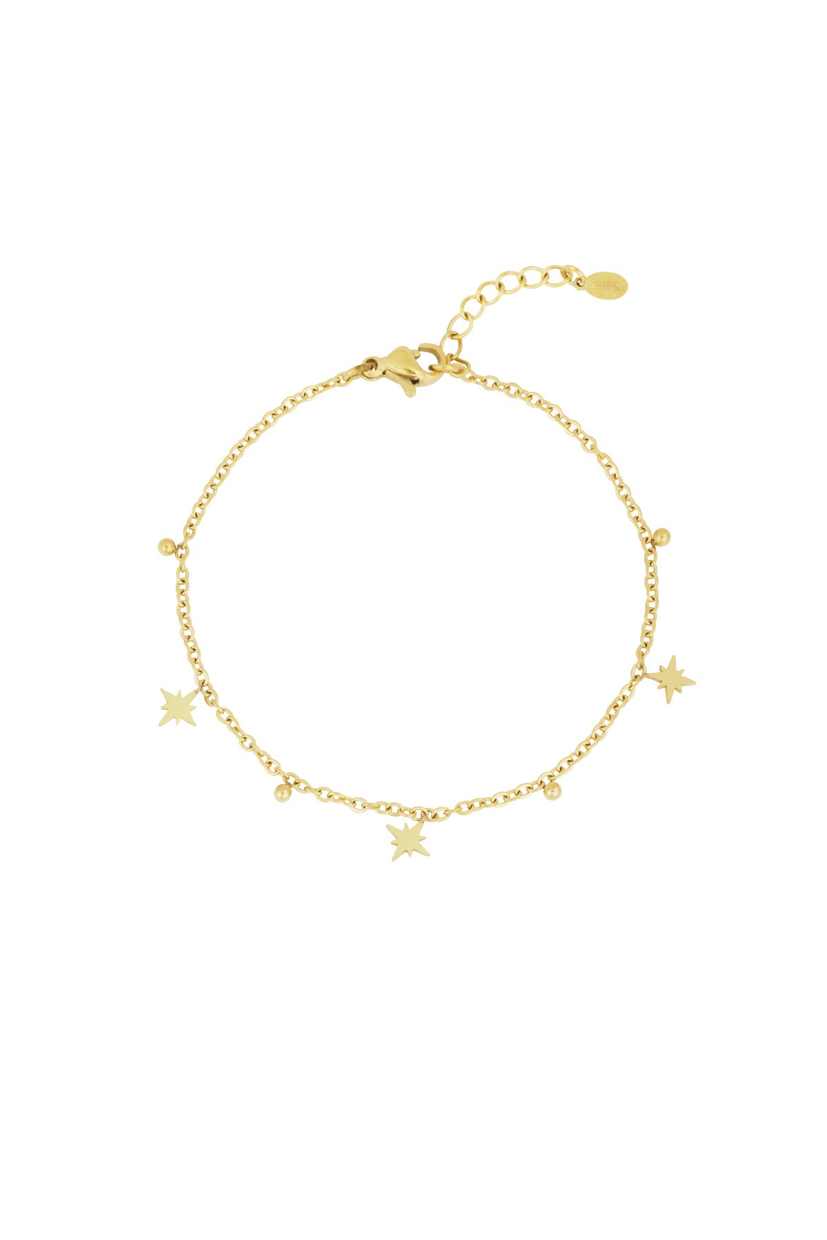 armband mit leuchtenden sternen – goldstempel