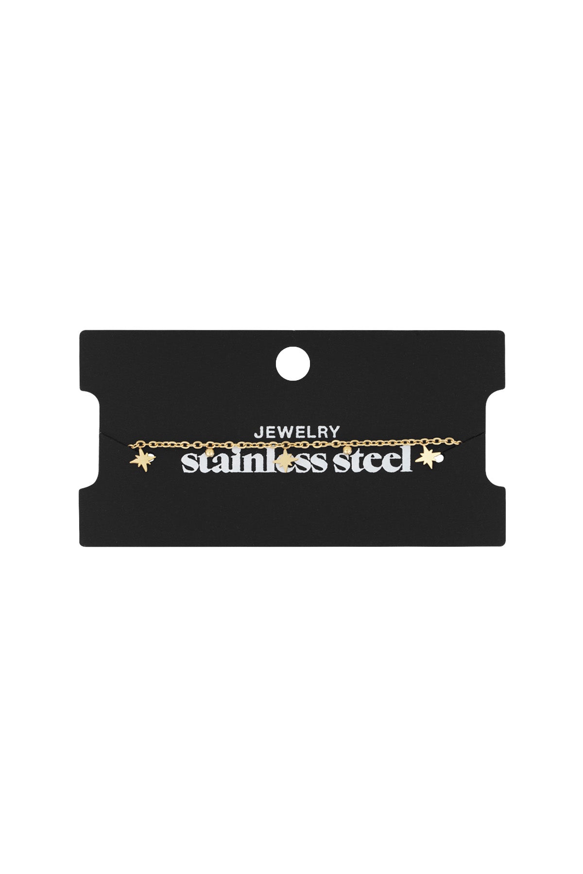 armband mit leuchtenden sternen – goldstempel