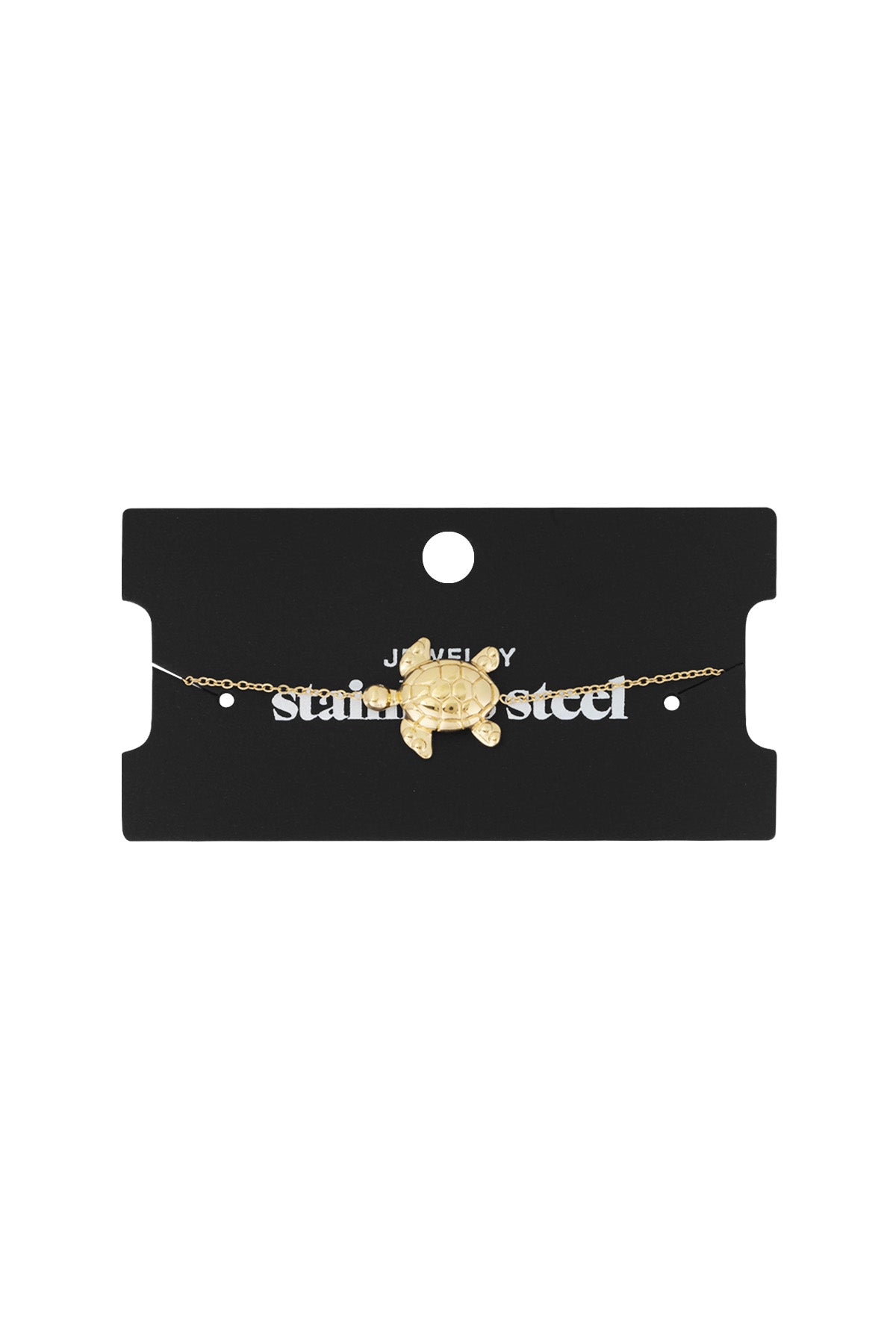 turtle tides armband - goldfarben