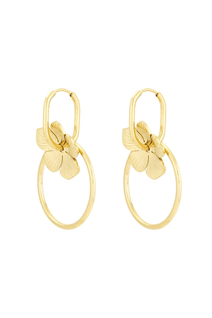 Ohrringe „Petal Perfection“ – Farbe Gold