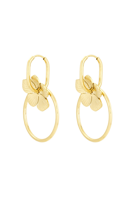 Ohrringe „Petal Perfection“ – Farbe Gold