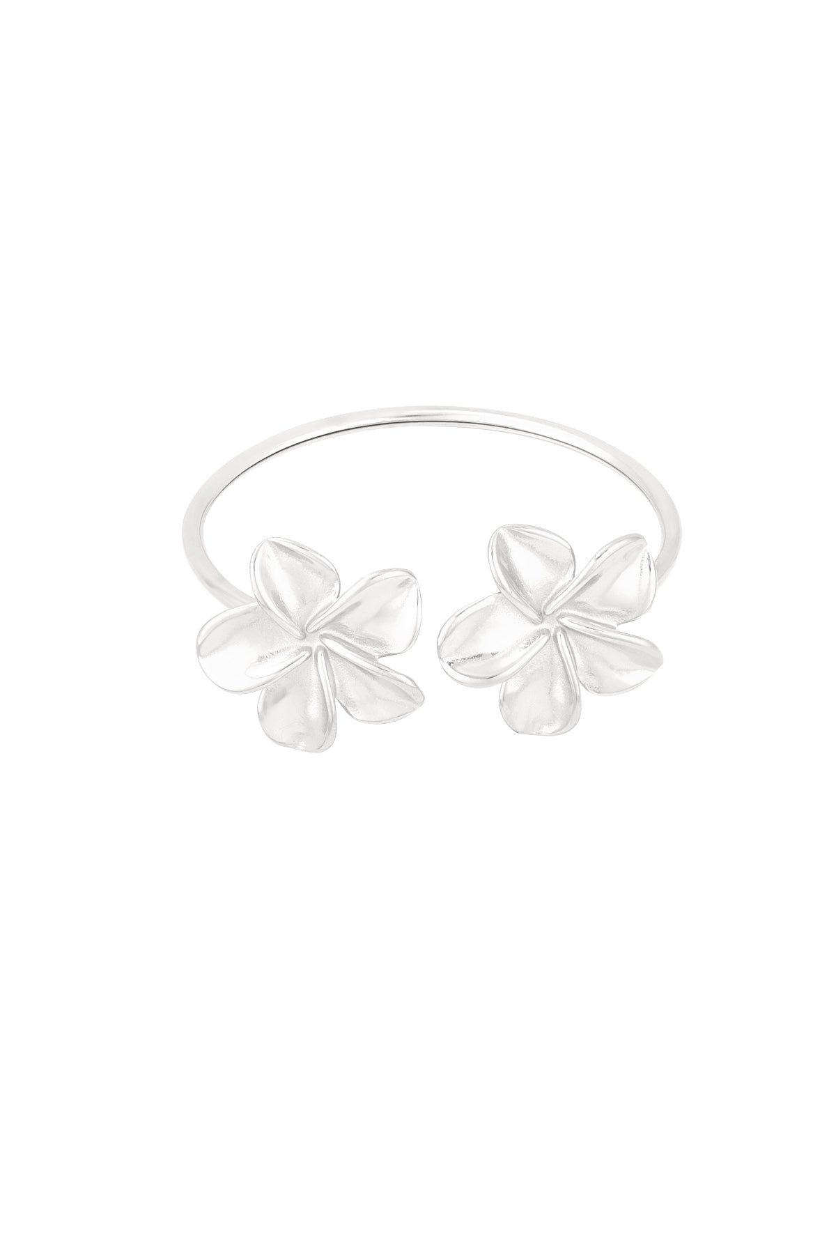 armband blumenduo - goldfarben