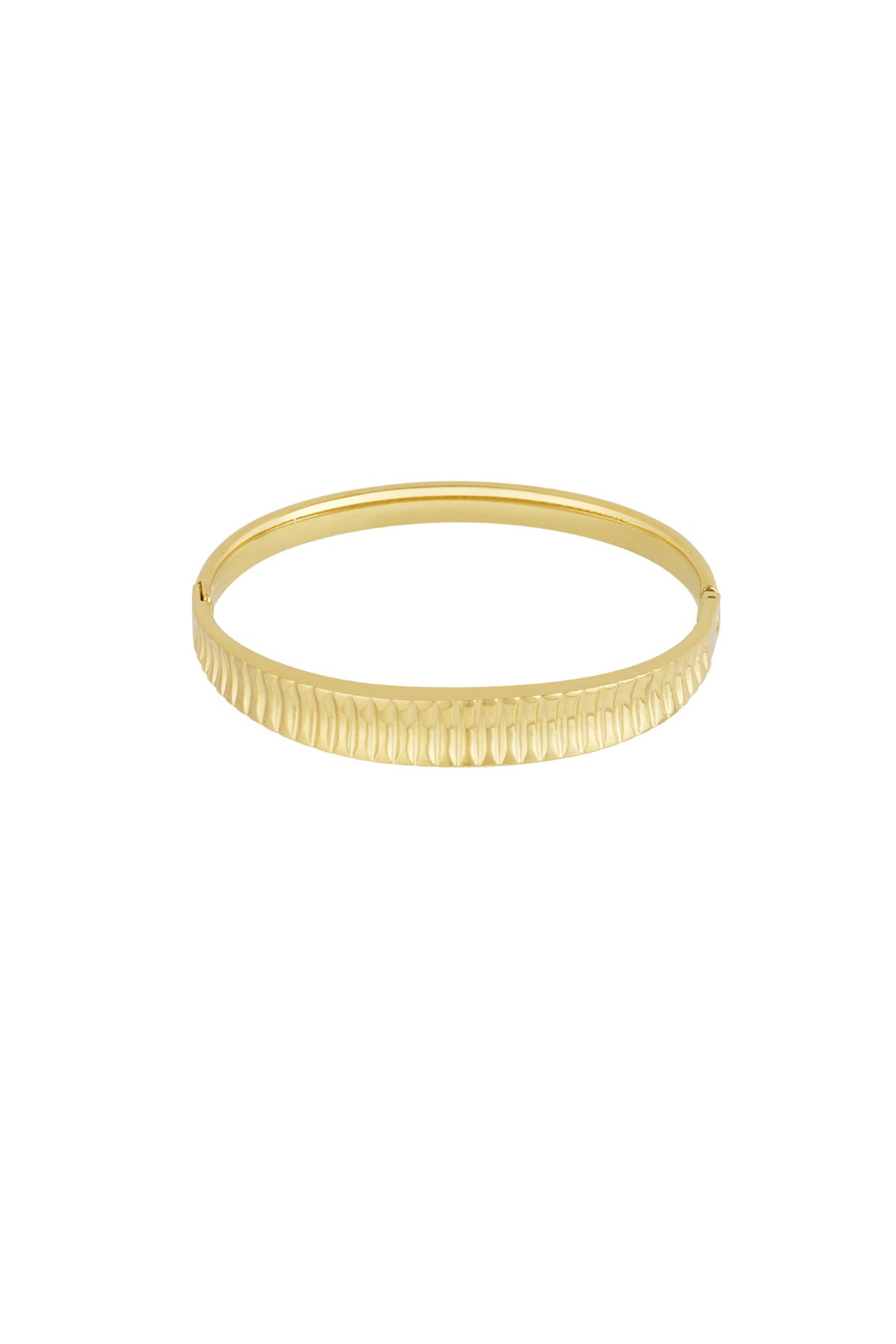 Armband mit Struktur - Goldfarben