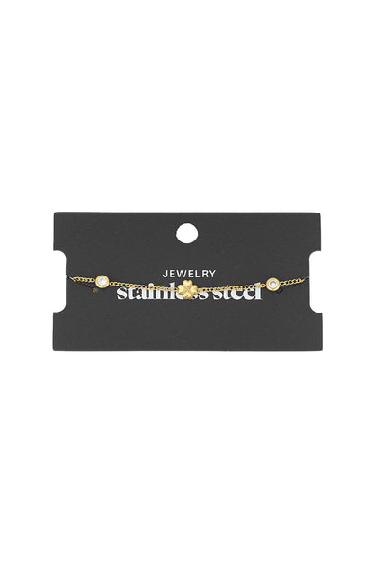 Strahlendes Glücksarmband - Goldfarben