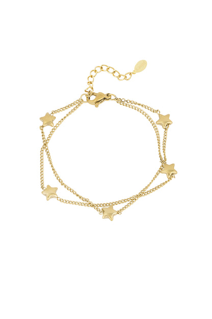 Sternennacht-Armband - Goldfarben