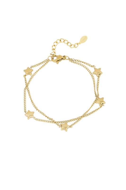 Sternennacht-Armband - Goldfarben