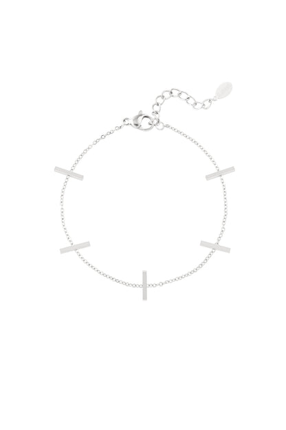 Armband mit Stäben - Goldfarben