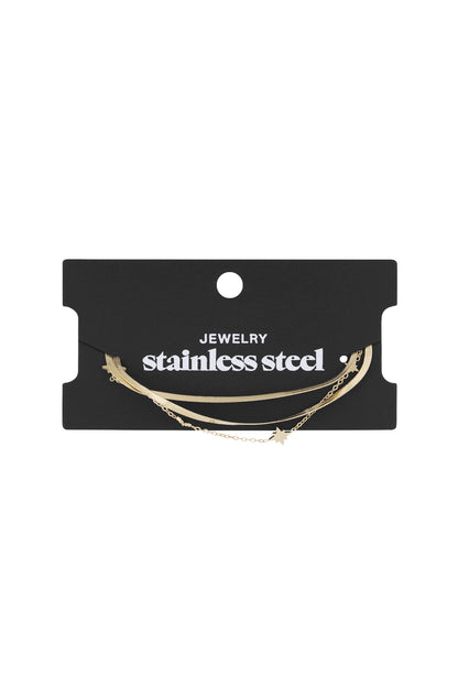 Goldenes Lagenarmband 