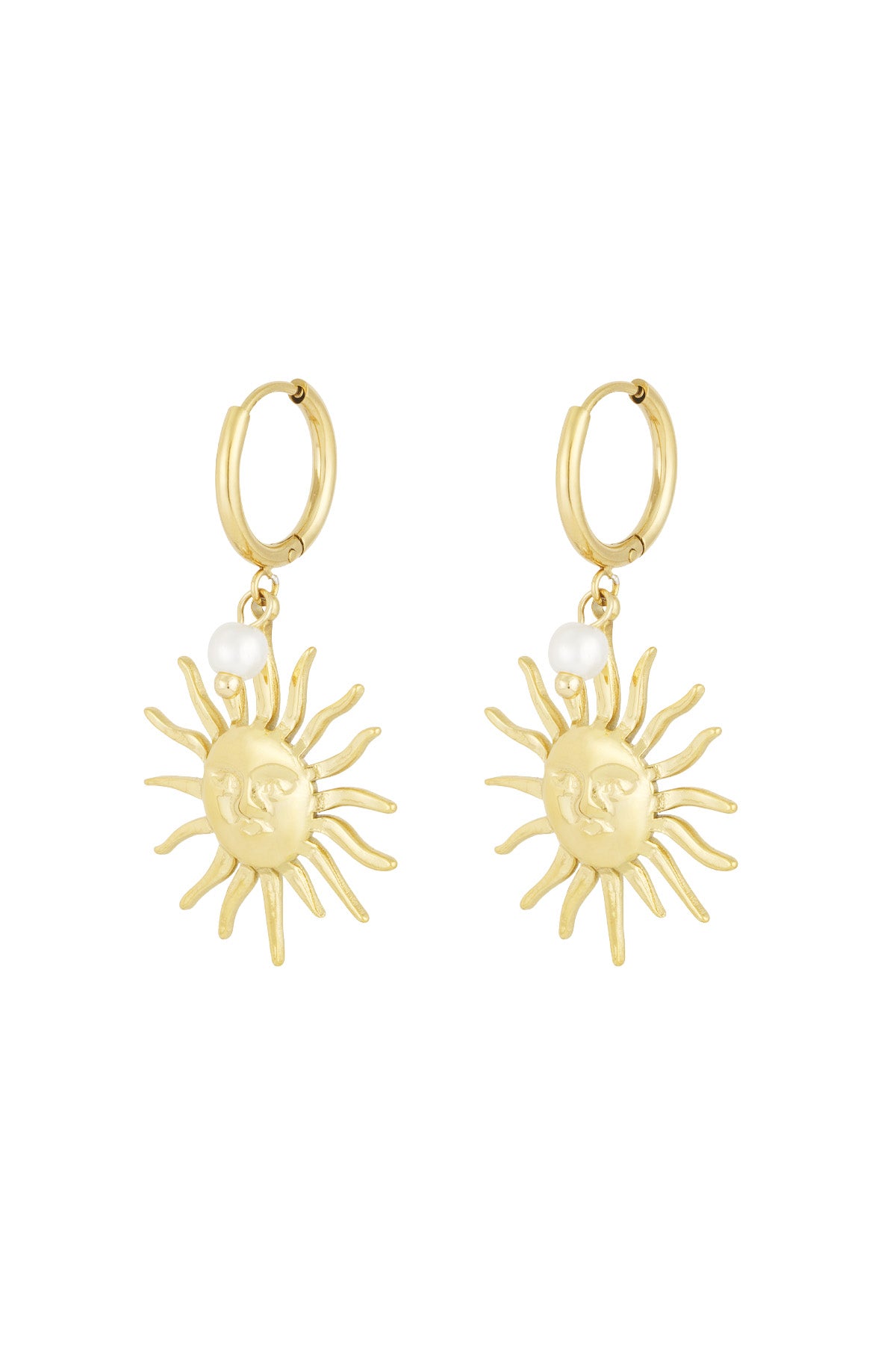 sunny side ohrringe - goldfarben