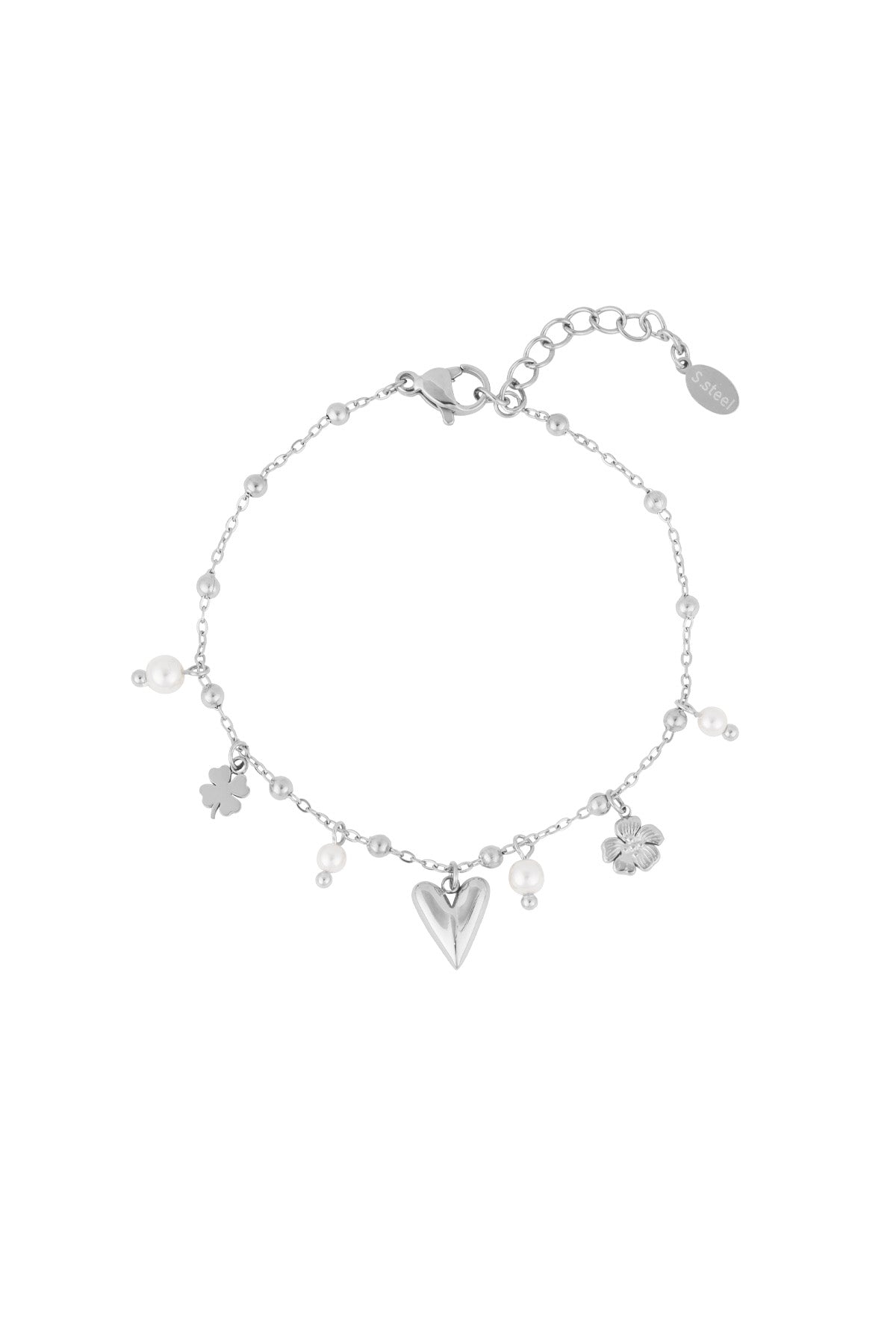 armband lucky love - goldfarben