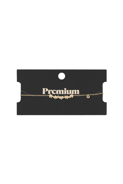 Armband mit leuchtenden Sternen - Goldfarben