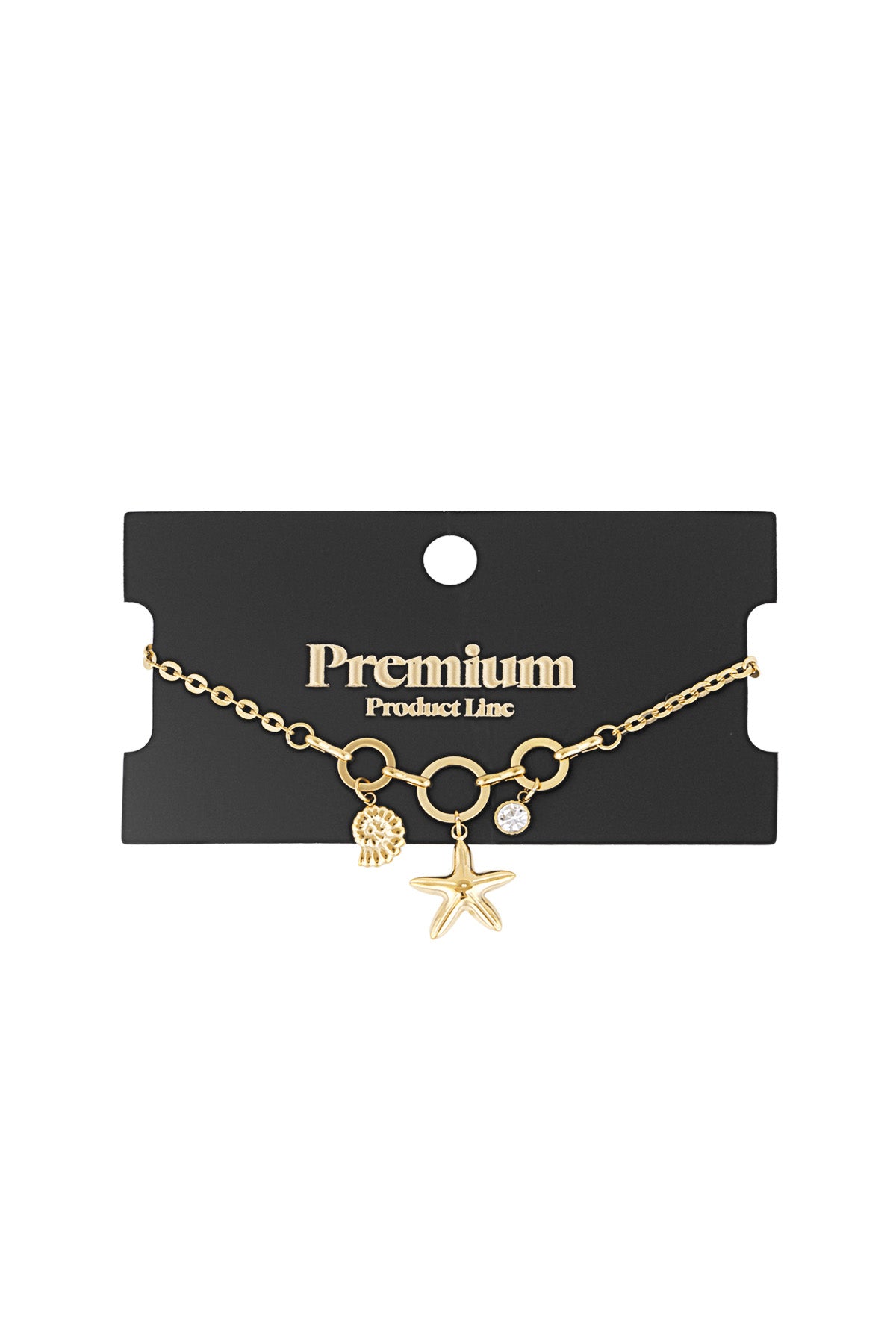 bettelarmband „i sea you“ - goldfarben