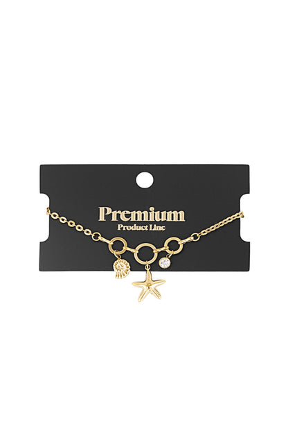 Bettelarmband „I Sea You“ - Goldfarben