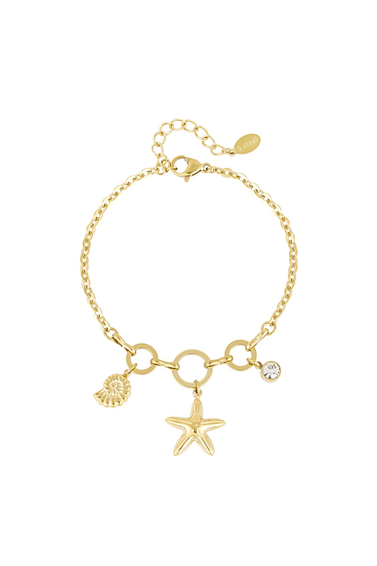 bettelarmband „i sea you“ - goldfarben