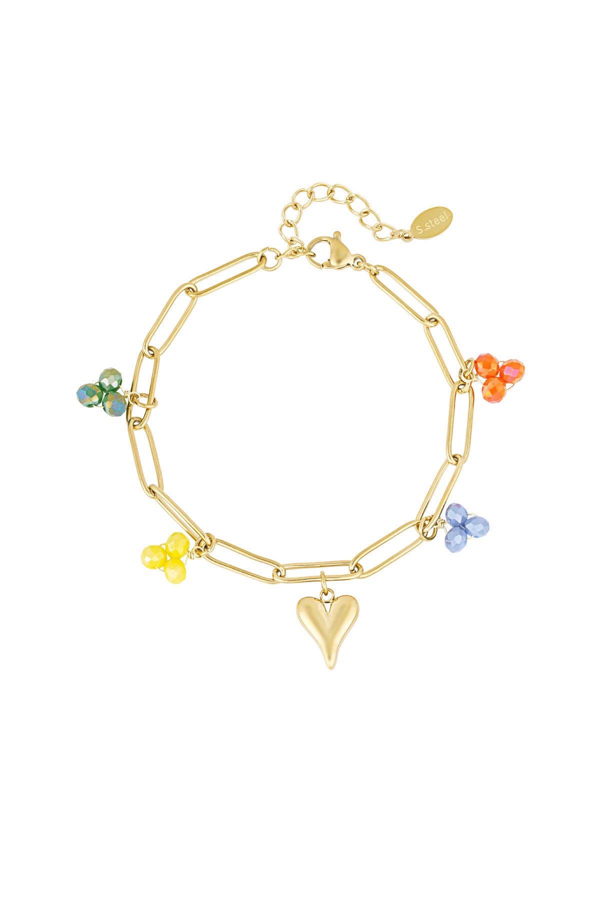 bettelarmband primäre liebe - goldfarben