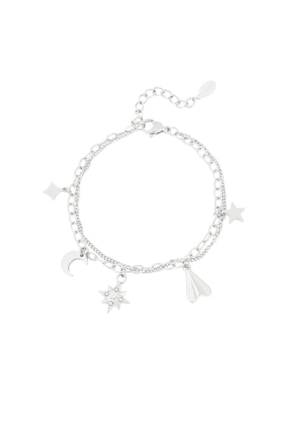 Charm-Armband himmlischer Farbton