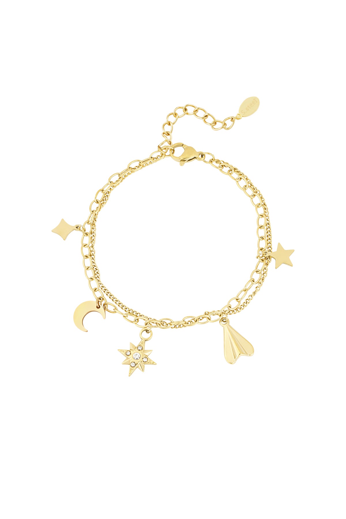 charm-armband himmlischer farbton