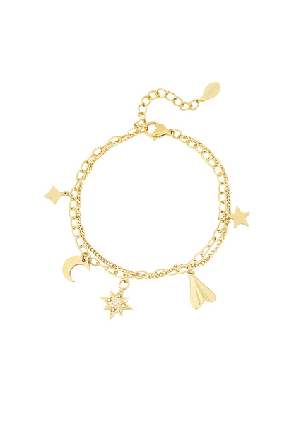 Charm-Armband himmlischer Farbton