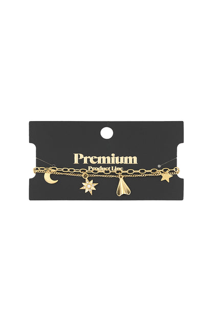 Charm-Armband himmlischer Farbton