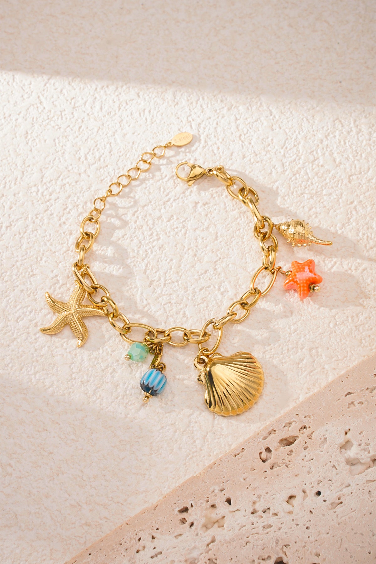 armband party am meer - goldfarben
