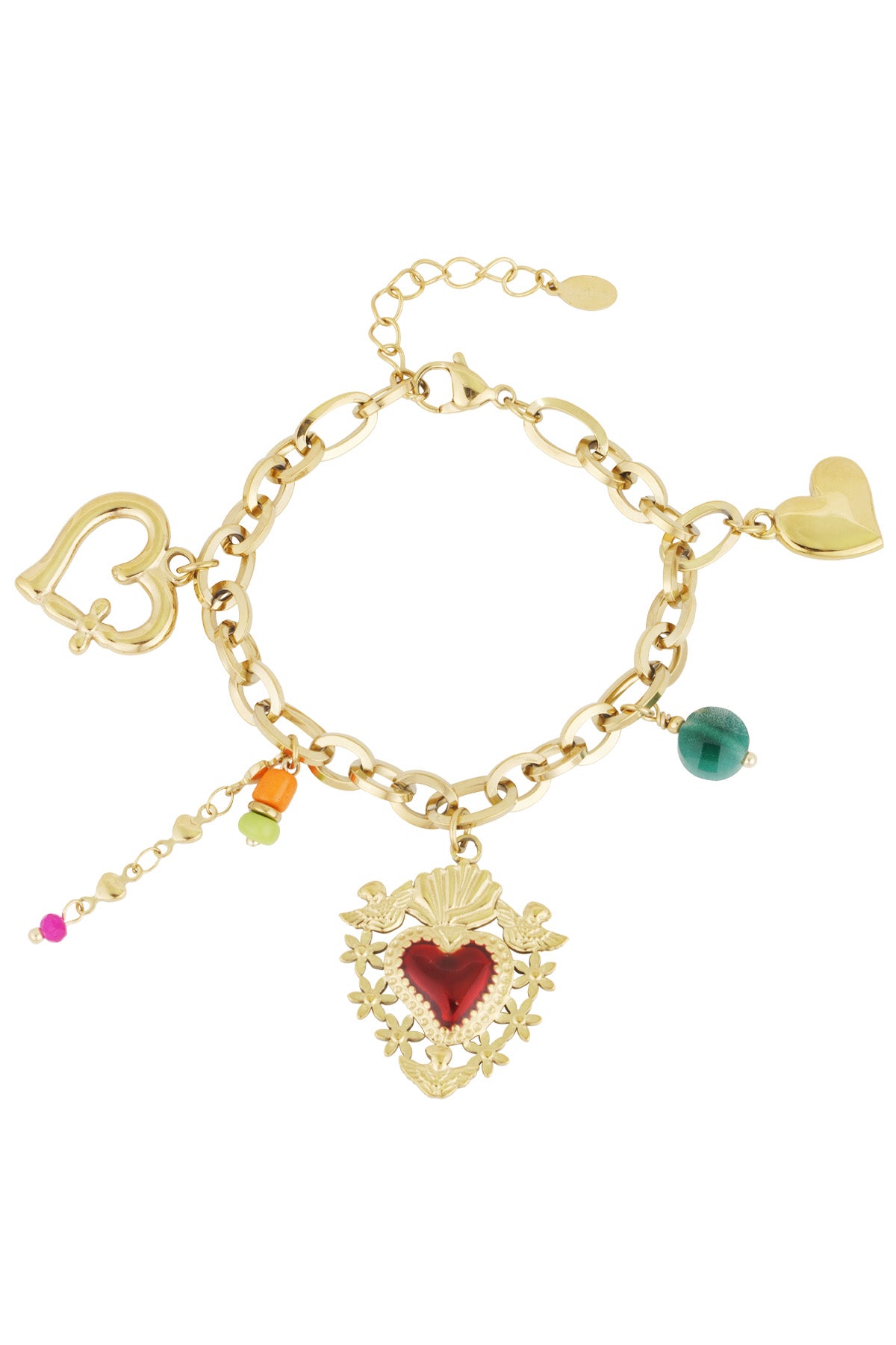 charm-armband milagros herz 
