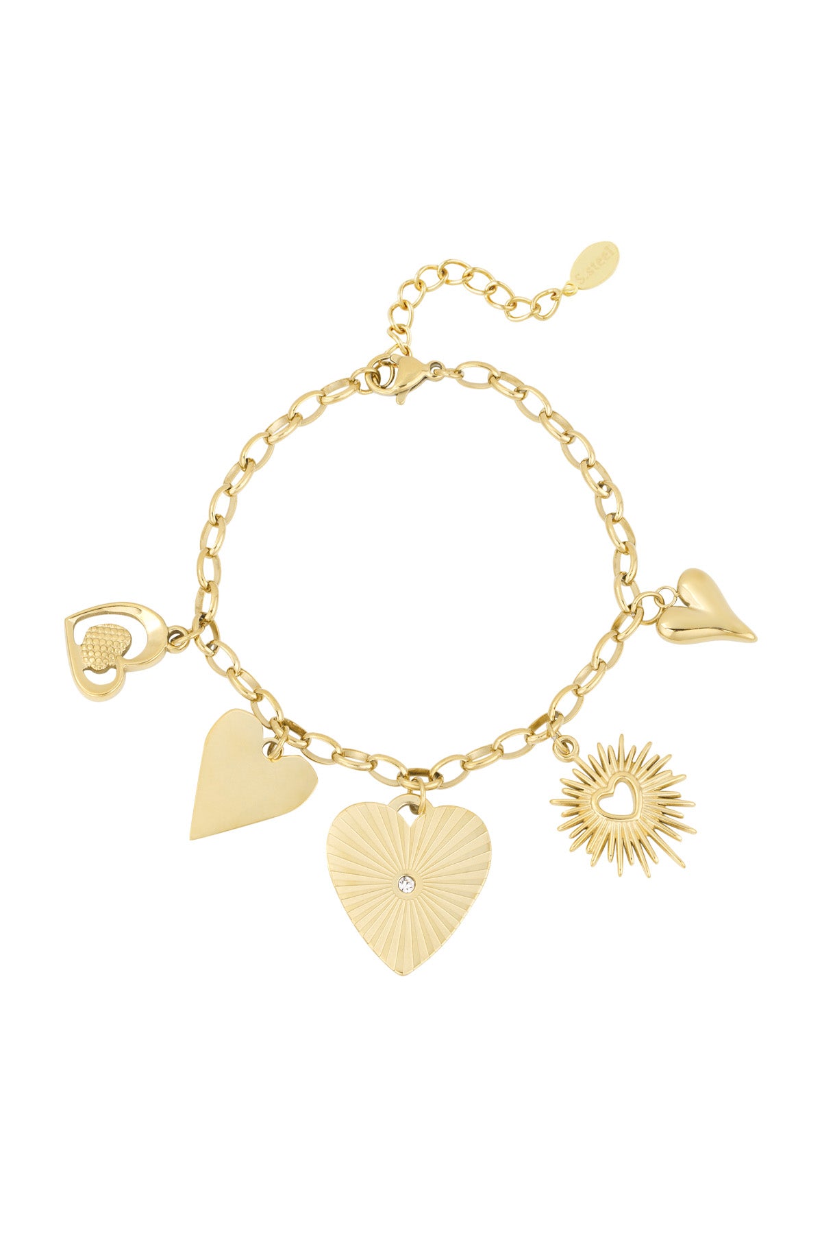 loving links armband - goldfarben