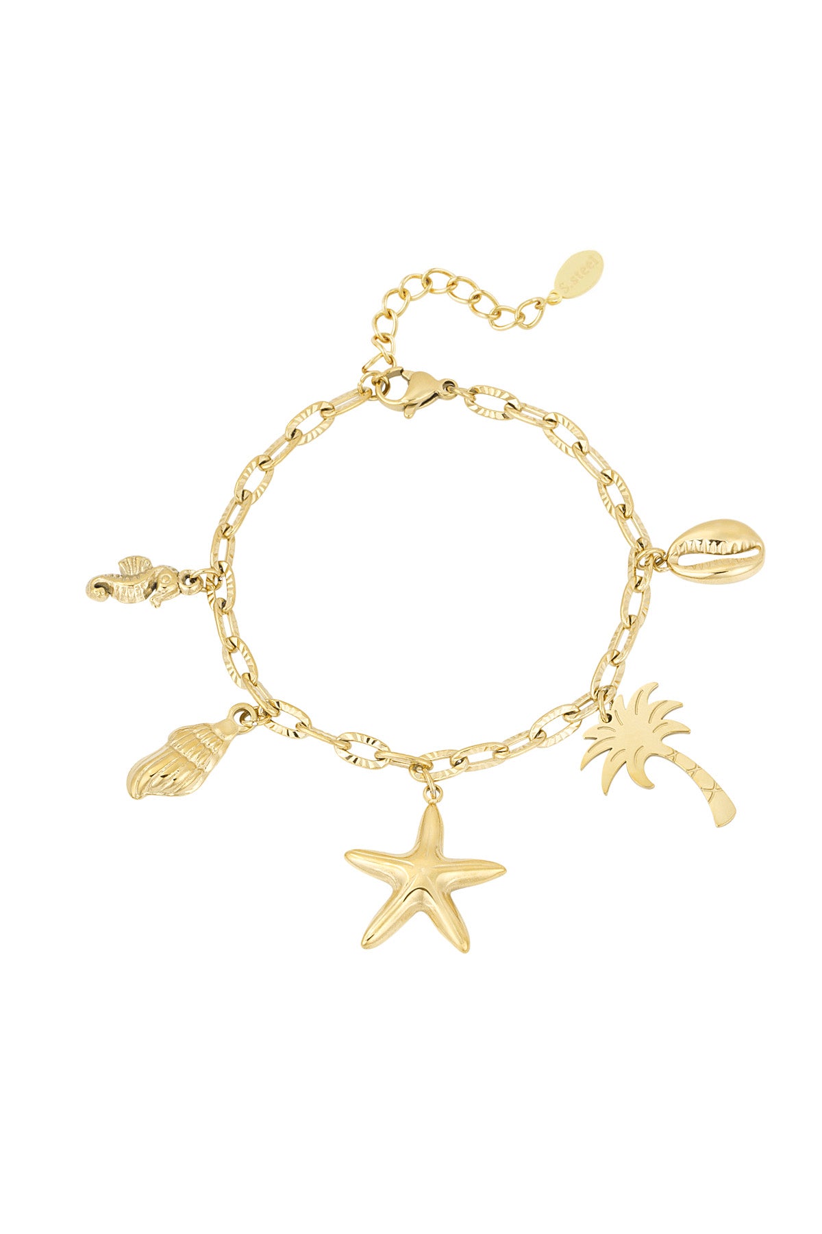 ocean escape armband - goldfarben