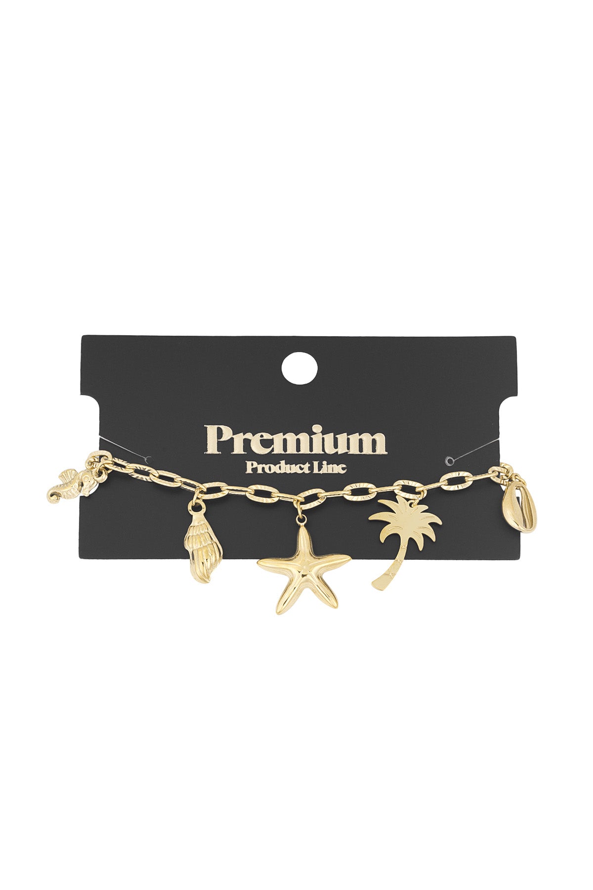 ocean escape armband - goldfarben