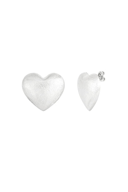 Damen Ohrringe Herz Zeitlos | Edelstahl 304S | Gold & Silber