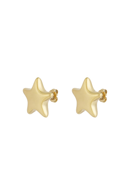 Sternohrringe - Goldfarben