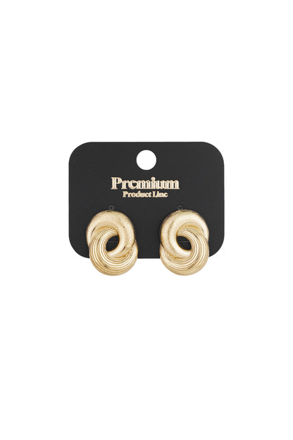 Damen Ohrringe Infinity Twist | Edelstahl | Gold & Silber