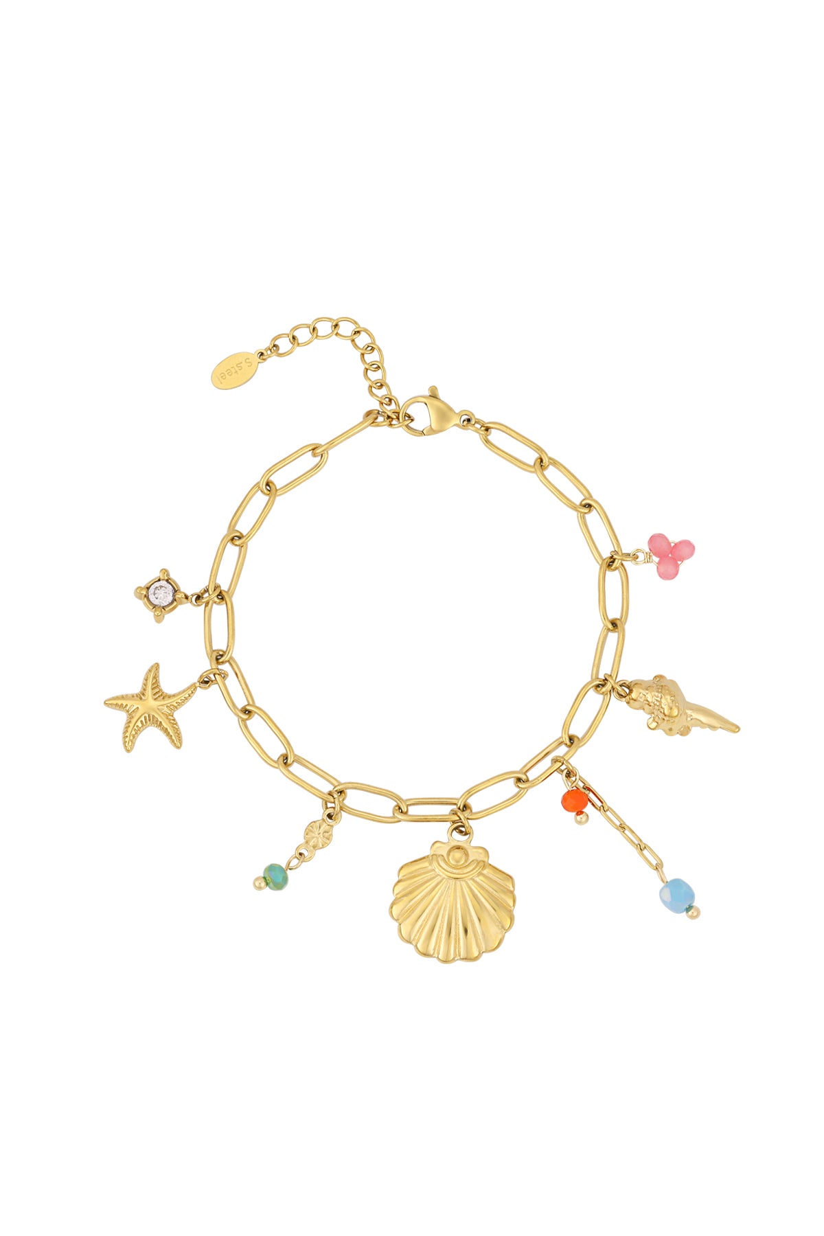 armband strand fürs leben - goldfarben
