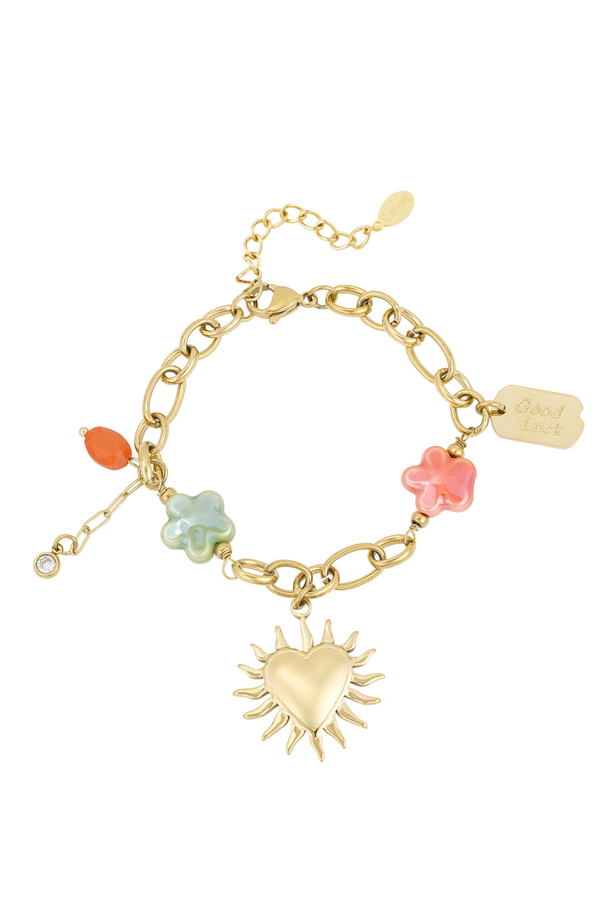 charm couture armband - goldfarben