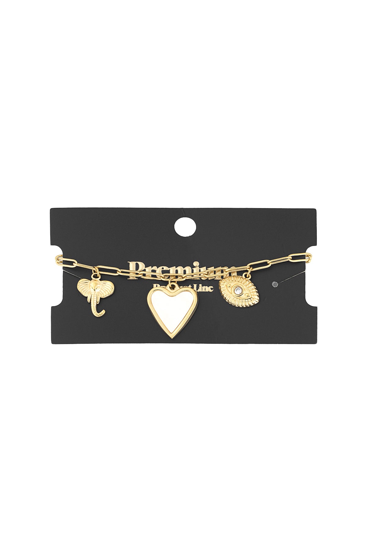 heartstrings-armband - goldfarben