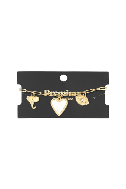 Heartstrings-Armband - Goldfarben