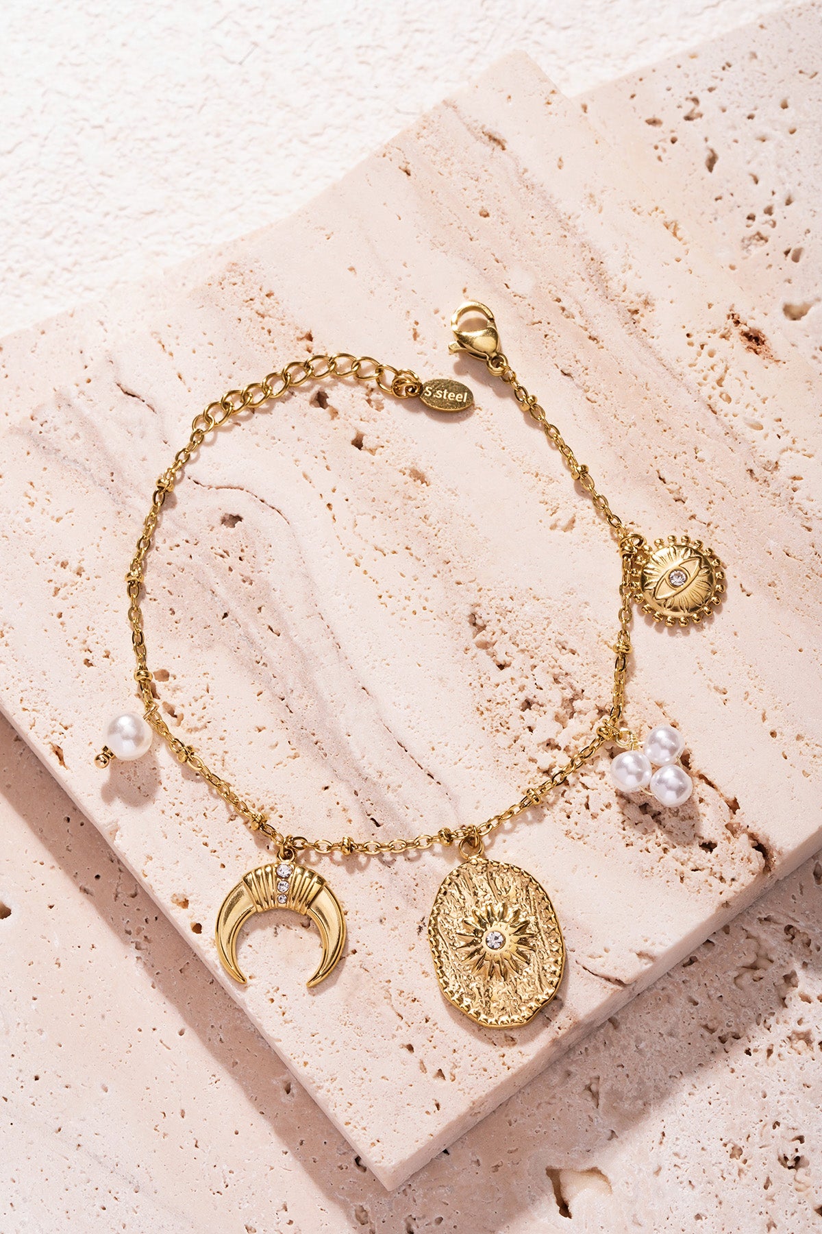 moony armband - goldfarben