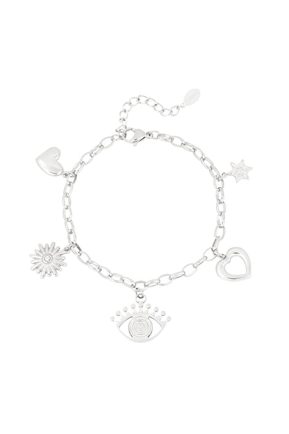 Charm-Wunderland-Armband - Goldfarben