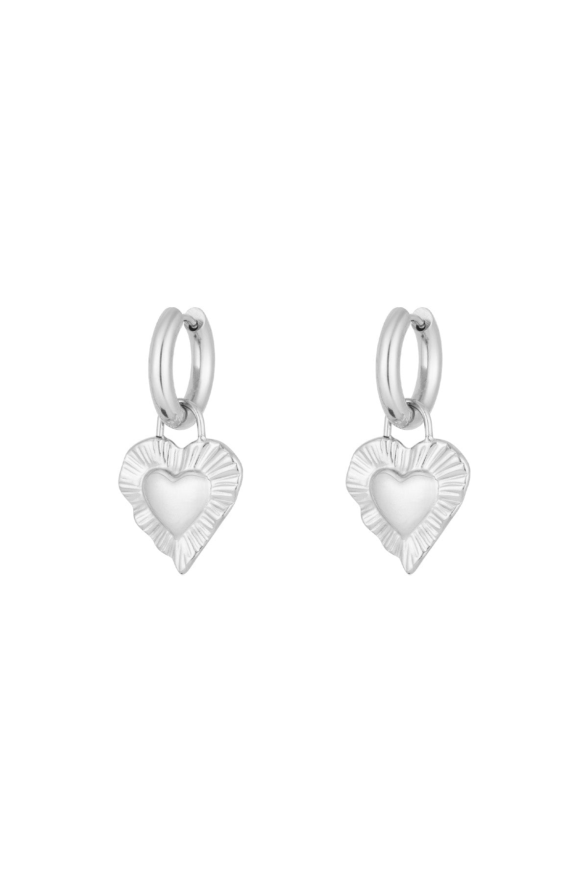 damen ohrringe gib mir liebe | edelstahl | gold & silber