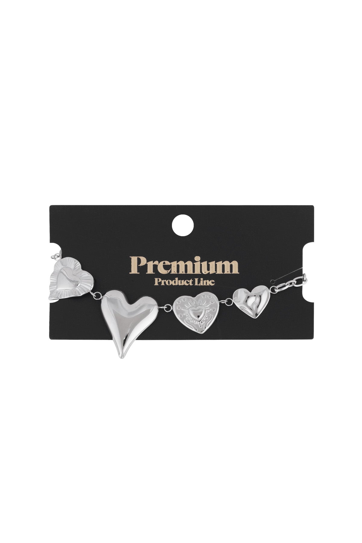 armband „gib mir all deine liebe“ – farbe silber