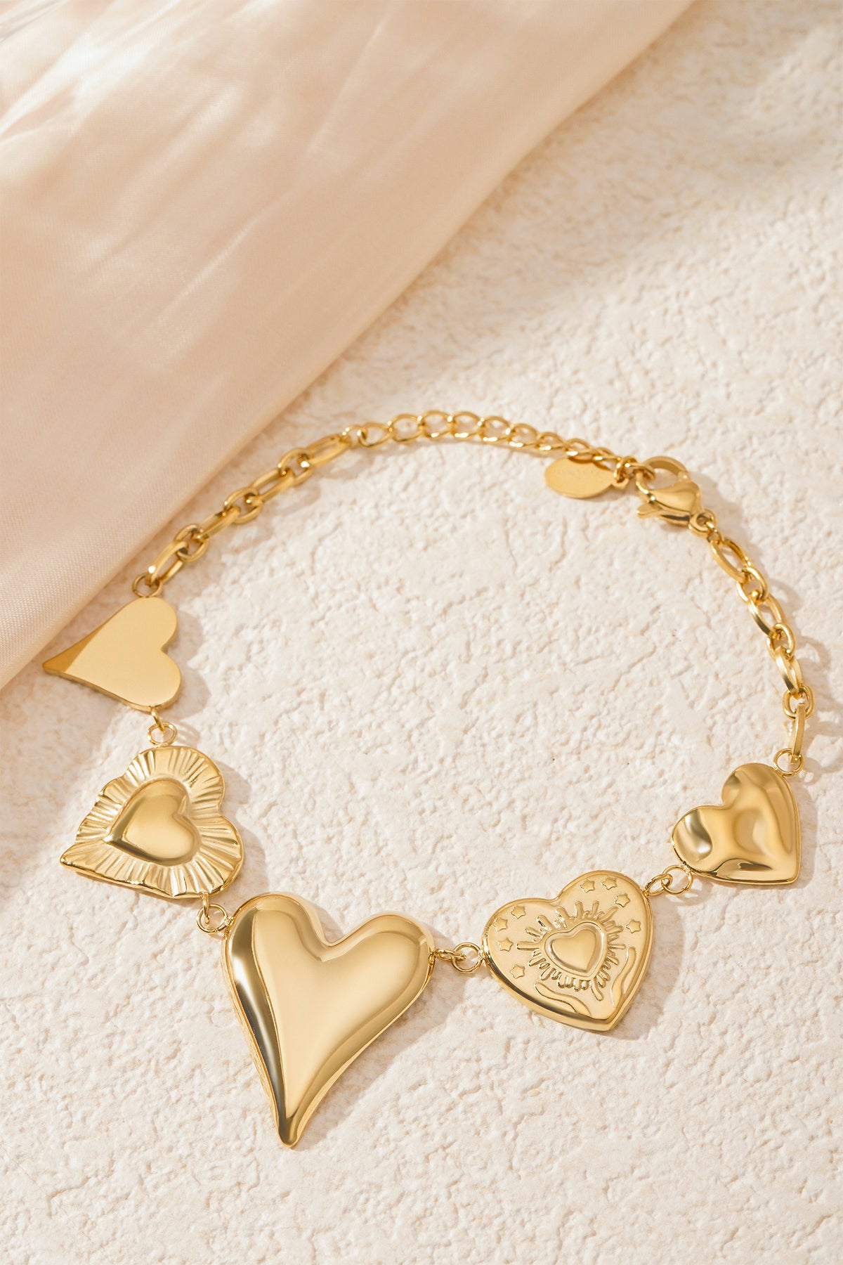 armband „gib mir all deine liebe“ – farbe silber